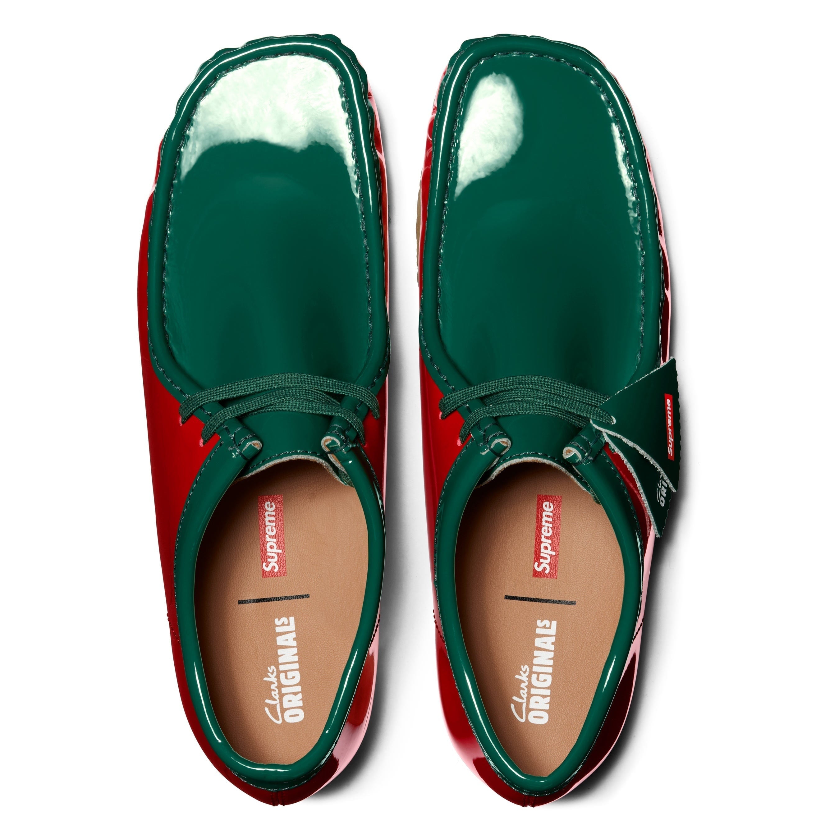 Supreme®/Clarks Originals® Patent Leather Wallabee® view 2
